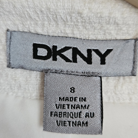 DKNY white jacket size 8 - Picture 3 of 3